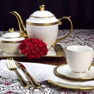 Jogo de 3 Peças para Chá de Porcelana Rojemac