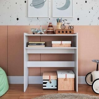 Mesa Escrivaninha Otimizador de Espaço e Organizadora para Quarto