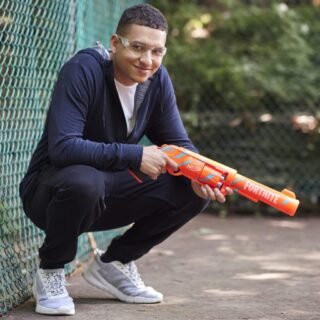 NERF, Lançador Fortnite, Laranja e Preto