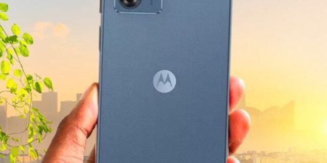 Smartphone Moto G54 5G 256GB 8GB RAM Azul – Vegan Leather