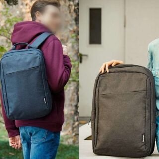 Mochila Casual Para Notebook Lenovo B210 Até 15.6, Poliéster, Preto – Gx40q17225