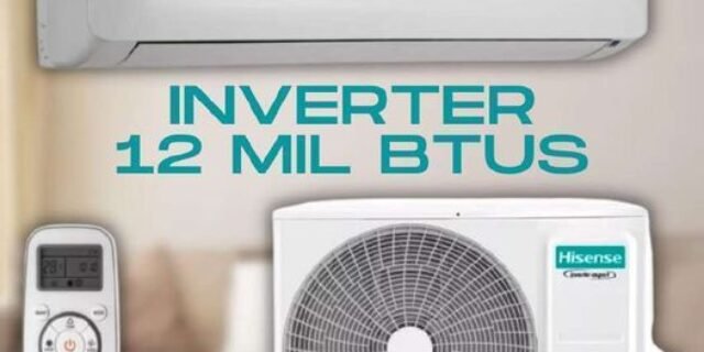 Ar Condicionado Hisense Hi Wall 12.000 Btus Frio Inverter Monofásico 220V