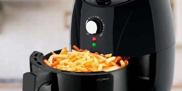 Fritadeira Sem Óleo Air fryer Eos Chef Gourmet 4 Litros Preto Eaf40p 110v