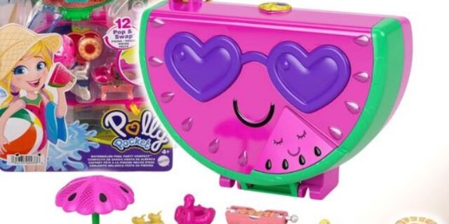 Polly Pocket Conjunto de Brinquedo Estojo Festa da Melancia