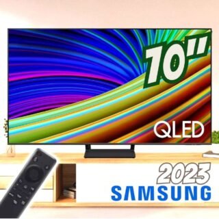 Samsung Smart TV QLED 4K 70Q65C 2023, Modo Game,Tela sem Limites 70″