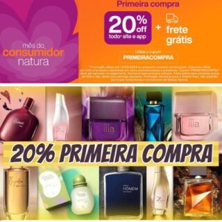 Seleção natura já com desconto + 20% extra do cupom (Não aplicável em Presentes e Sabonetes em barra promocionados