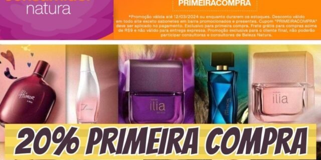 Seleção natura já com desconto + 20% extra do cupom (Não aplicável em Presentes e Sabonetes em barra promocionados
