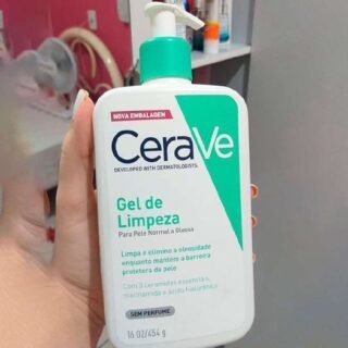 CeraVe, Gel de Limpeza Facial para pele oleosa, com Ácido Hialurônico e Niacinamida