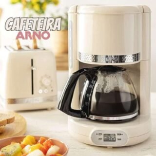 Cafeteira Arno Soleil Marfim para Café em Pó