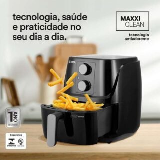 Fritadeira Sem Óleo Air Fryer Eos 3l Preta Eaf30 110v