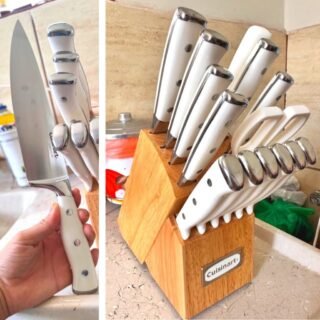 Conjunto de facas Cuisinart C77WTR-15P Classic com 15 peças