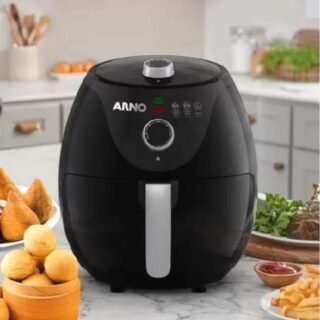 Fritadeira Elétrica sem Óleo/Air Fryer Arno – Easy Fry Preta com Timer 3,2L