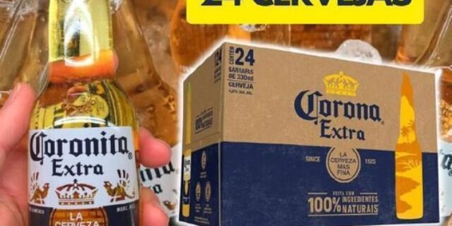 Pack de Corona Long Neck 330ml com 24 unidades