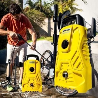 Lavadora de Alta pressão Kärcher Compacta 1500 PSI/Libras 1200W 300L/h com Aplicador de Detergente e Lança Regulável
