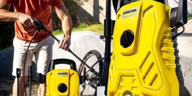 Lavadora de Alta pressão Kärcher Compacta 1500 PSI/Libras 1200W 300L/h com Aplicador de Detergente e Lança Regulável