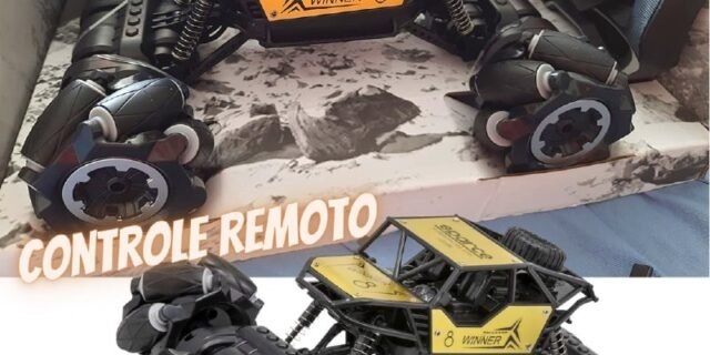 Carrinho Controle Remoto 4×4 8 Funções Horizontal Giro 360º