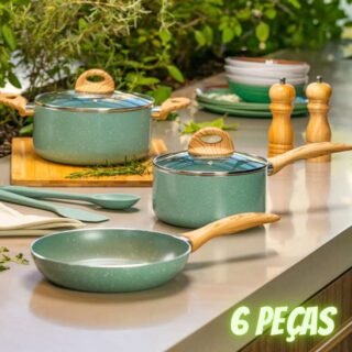 Brinox – Jogo de Panelas 6 Peças