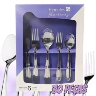Faqueiro Hércules Inox 30 Peças Monterrey