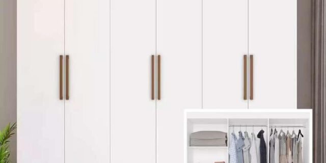 Guarda-Roupa Casal Bartira Ville com 6 Portas e 2 Gavetas (3 Cores)