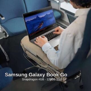 Notebook Samsung Galaxy Book Go Snapdragon 4GB – 128GB SSD 14” Full HD W11