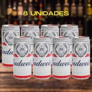 Cerveja Budweiser American Lager 8 Unidades – Lata 269ml