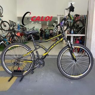Bicicleta Caloi Andes Freios V-Brake Preta Aro 26