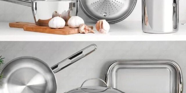 Jogo de Panelas Tramontina Inox 6 Peças Allegra