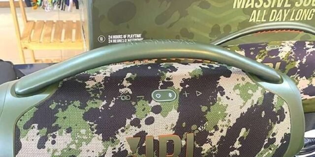 JBL, Caixa de Som Bluetooth, Boombox 3 80W – Camuflada