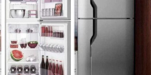 Refrigerador 371L Frost Free 2 Portas 220V, Inox, Electrolux