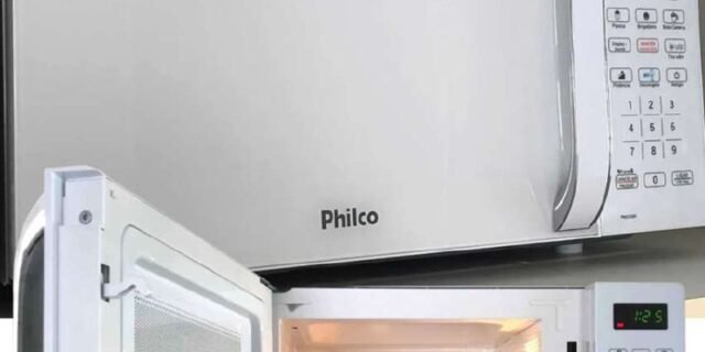 Micro-ondas PMO23BB 20 Litros 1100W Com Prato Philco