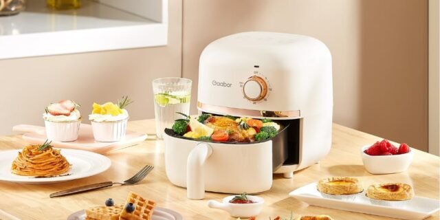 Gaabor Mini Air Fryer Fritadeira Elétrica Sem Óleo 1,4L Individual 900w 220v