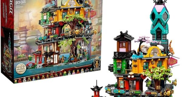 71741 LEGO® NINJAGO® Jardins da Cidade de NINJAGO®, Kit de Construção (5685 peças)