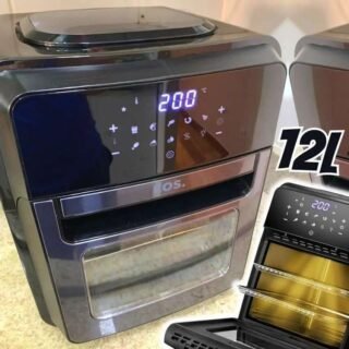 Fritadeira Sem Óleo Air Fryer EOS Premium 12L Digital Touch Titanium EAF12T – EOS
