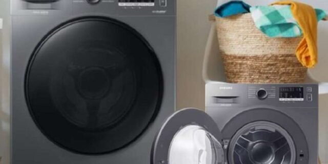 Lava e Seca Samsung WD11M com Digital Inverter WD11M4473PX Inox Look 11/7kg