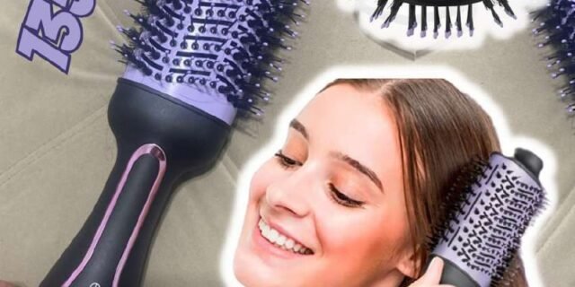 Escova Secadora Oval Multi EB111 1350W Lilás – Bivolt