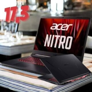 Notebook Gamer Acer Nitro 5 AN517-54-765V Intel core I7 11ª ger. 16GB RAM 512GB SSD (NVIDIA RTX 3050) 17,3 LED FHD IPS 144Hz Linux Gutta