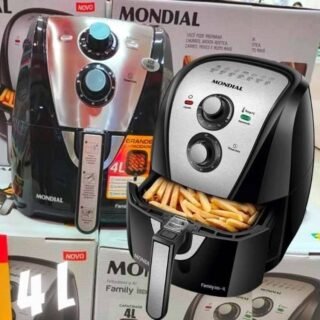 Fritadeira Elétrica sem Óleo/Air Fryer Mondial – Family AFN-40-BI Preto 4L com Timer
