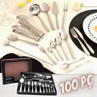 Faqueiro Tramontina Laguna Inox – 100 Peças