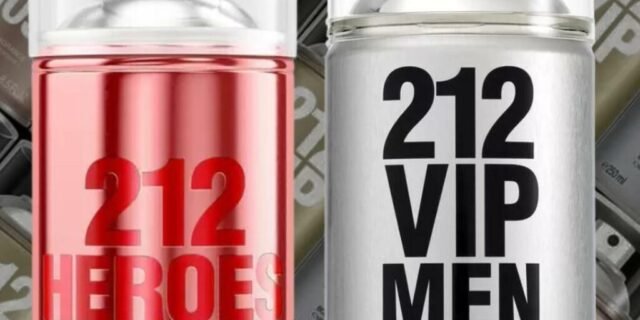 212 Vip Men ou Heroes Feminino Carolina Herrera Body Spray 250ml