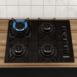 Cooktop 4 Bocas Itatiaia Essencial Preto Bivolt