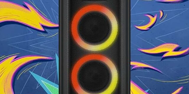 Party Speaker Philips bluetooth com luzes de led 1.300W