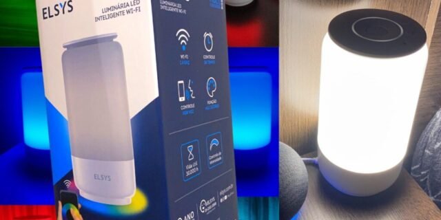 Smart Luminária de Mesa Wi-Fi, EPGG20, Elsys