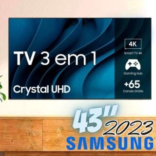 Smart TV Samsung 43″ Crystal UHD 4K 43CU8000