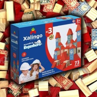 Brincando de Engenheiro 73 Peças Xalingo