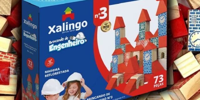 Brincando de Engenheiro 73 Peças Xalingo