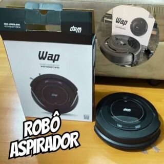 WAP ROBOT W90 – Aspirador de Pó Robô, Automático 3 em 1
