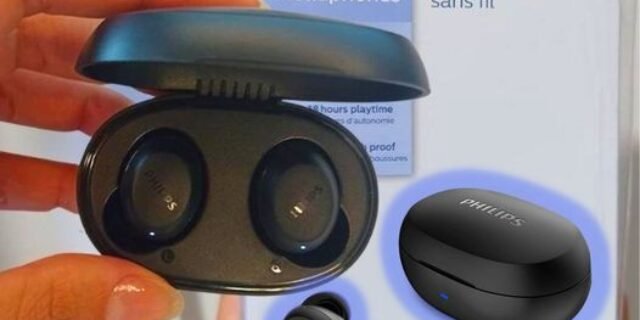 PHILIPS Fone de ouvido sem fio TWS bluetooth com microfone