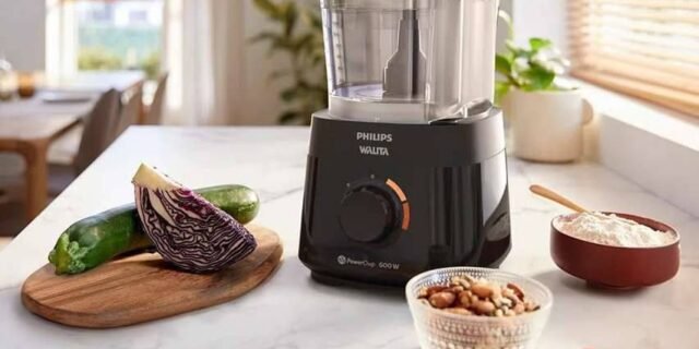 Multiprocessador PowerChop 600 Plus, Philips Walita, 4 em 1, Preto 600W, 110v