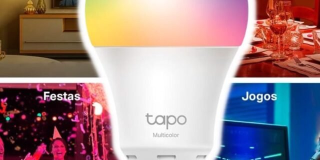 Lâmpada Wi-Fi Inteligente TP-Link Tapo L530E, com 16 milhões de cores, compatível com Alexa, compatível com Google, Colorido RGB, Bivolt, Economia e monitoramento de energia