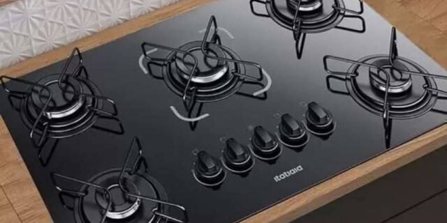 Cooktop 5 Bocas Itatiaia Essencial Preto Bivolt